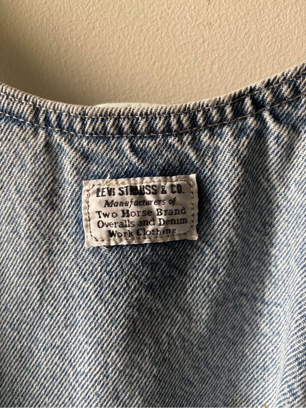 Levi's light blue denim sleeveless dress - Picture 3 of 5
